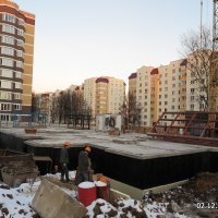 Процесс строительства ЖК «Ольховка», Декабрь 2016