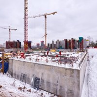 Процесс строительства ЖК «Крылья» , Февраль 2019