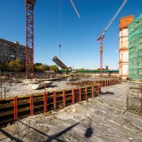 Процесс строительства ЖК «Пресня Сити», Август 2016