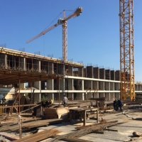 Процесс строительства ЖК «Первый квартал», Август 2017