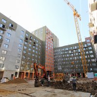 Процесс строительства ЖК «Первый квартал», Июль 2020