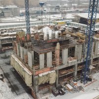 Процесс строительства ЖК «Метрополия», Февраль 2019