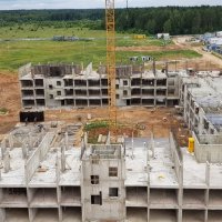 Процесс строительства ЖК «Красногорский», Июль 2018