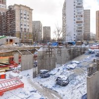 Процесс строительства ЖК «Оливковый дом», Март 2018