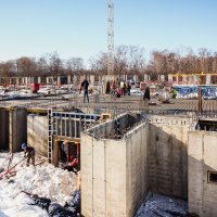 Процесс строительства ЖК «Город-событие «Лайково», Март 2018