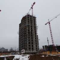 Процесс строительства ЖК UP-квартал «Сколковский», Март 2016