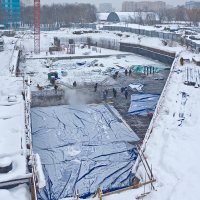 Процесс строительства ЖК «Измайловский парк», Январь 2022