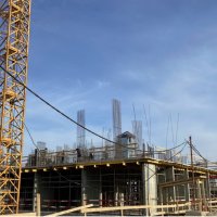 Процесс строительства ЖК «Западный порт», Апрель 2020