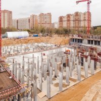 Процесс строительства ЖК «Оранж Парк», Апрель 2016