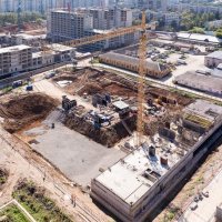Процесс строительства ЖК «Летний Сад», Сентябрь 2016