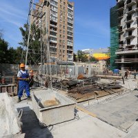 Процесс строительства ЖК «На Душинской улице», Август 2017