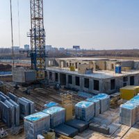 Процесс строительства ЖК «Бутово Парк 2», Март 2020