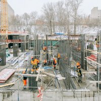 Процесс строительства ЖК «Новоданиловская 8», Декабрь 2020