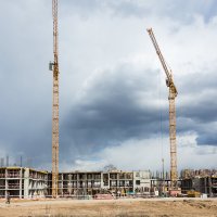 Процесс строительства ЖК «Ильинские луга», Апрель 2017