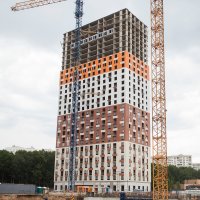 Процесс строительства ЖК «Митино Парк», Июнь 2018