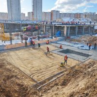 Процесс строительства ЖК «Влюблино», Февраль 2017