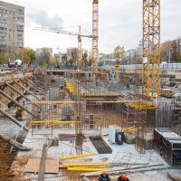 Процесс строительства ЖК «Вавилов дом», Октябрь 2017