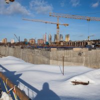 Процесс строительства ЖК «Мякинино парк», Февраль 2019
