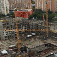 Процесс строительства ЖК «Тополя», Июль 2019