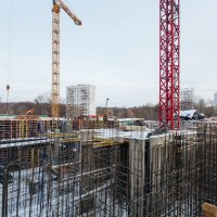 Процесс строительства ЖК «Академика Павлова», Январь 2018