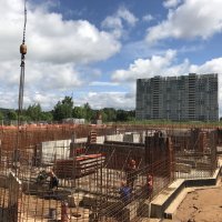 Процесс строительства ЖК «Лидер Парк», Июль 2017