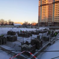 Процесс строительства ЖК «Авентин», Декабрь 2016
