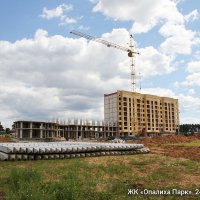 Процесс строительства ЖК «Опалиха Парк», Июль 2017