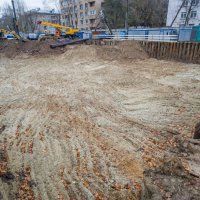 Процесс строительства ЖК «Счастье на Соколе» (ранее «Дом на Усиевича»), Октябрь 2017