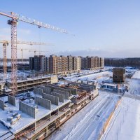 Процесс строительства ЖК «Баркли Медовая долина» , Январь 2018