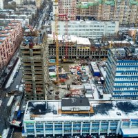 Процесс строительства ЖК «Ленинградка 58», Январь 2020