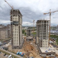 Процесс строительства ЖК «Татьянин парк», Июль 2018