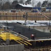 Процесс строительства ЖК «Дом Серебряный Бор», Январь 2017
