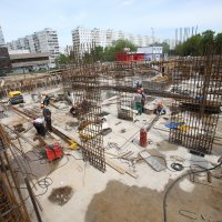 Процесс строительства ЖК «Барбарис» , Июнь 2017