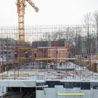 Процесс строительства ЖК «Академика Павлова», Январь 2018