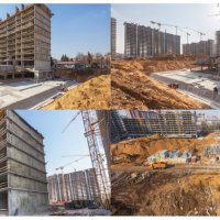 Процесс строительства ЖК «Хорошёвский», Апрель 2018