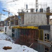 Процесс строительства ЖК «Петр I», Февраль 2017
