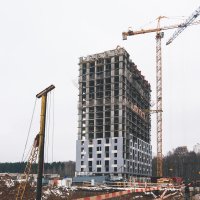 Процесс строительства ЖК «Митино Парк», Декабрь 2017