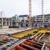 Процесс строительства ЖК «Митино Парк», Июль 2018