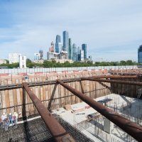 Процесс строительства ЖК «Западный порт», Август 2017