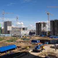 Процесс строительства ЖК «Бунинские луга» , Май 2016