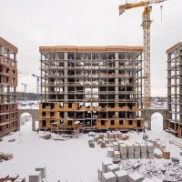 Процесс строительства ЖК «Видный город», Январь 2017