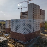 Процесс строительства ЖК «Митино Парк», Апрель 2019