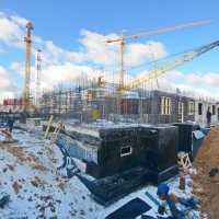 Процесс строительства ЖК «Люберецкий», Февраль 2017