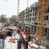 Процесс строительства ЖК «Вавилов дом», Январь 2018