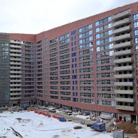 Процесс строительства ЖК «Лайнер» («Дом на Ходынке»), Март 2017