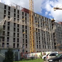 Процесс строительства ЖК Cleverland («Клеверлэнд»), Сентябрь 2016