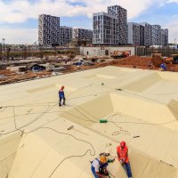 Процесс строительства ЖК «Город на реке Тушино-2018», Июнь 2018