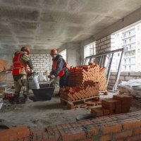 Процесс строительства ЖК «Петровский парк», Март 2020