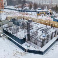 Процесс строительства ЖК «Митино Парк», Январь 2019