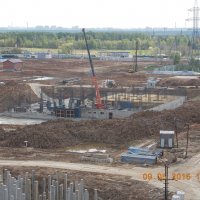 Процесс строительства ЖК UP-квартал «Сколковский», Май 2016